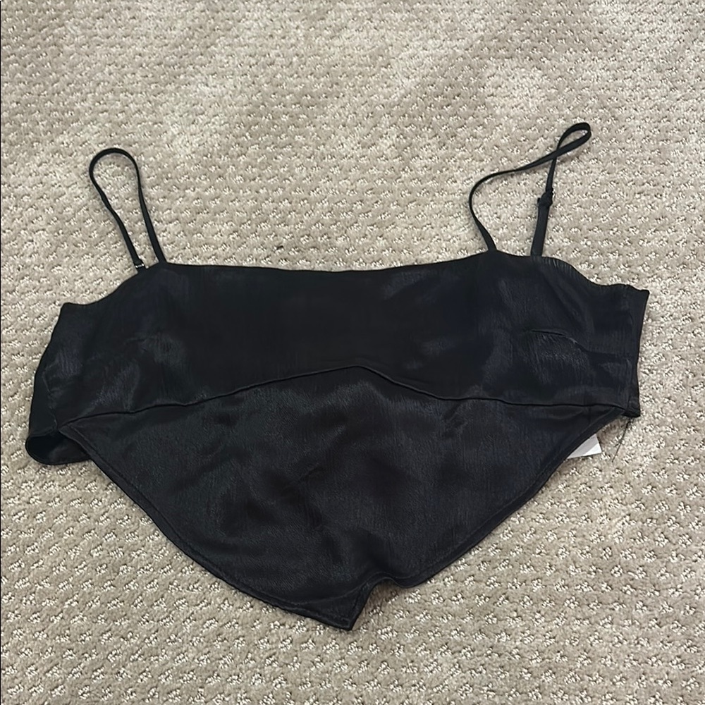 NWT Forever 21 Black Crop Top